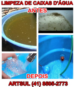 Higienização de Caixas d'água em Guaratuba
